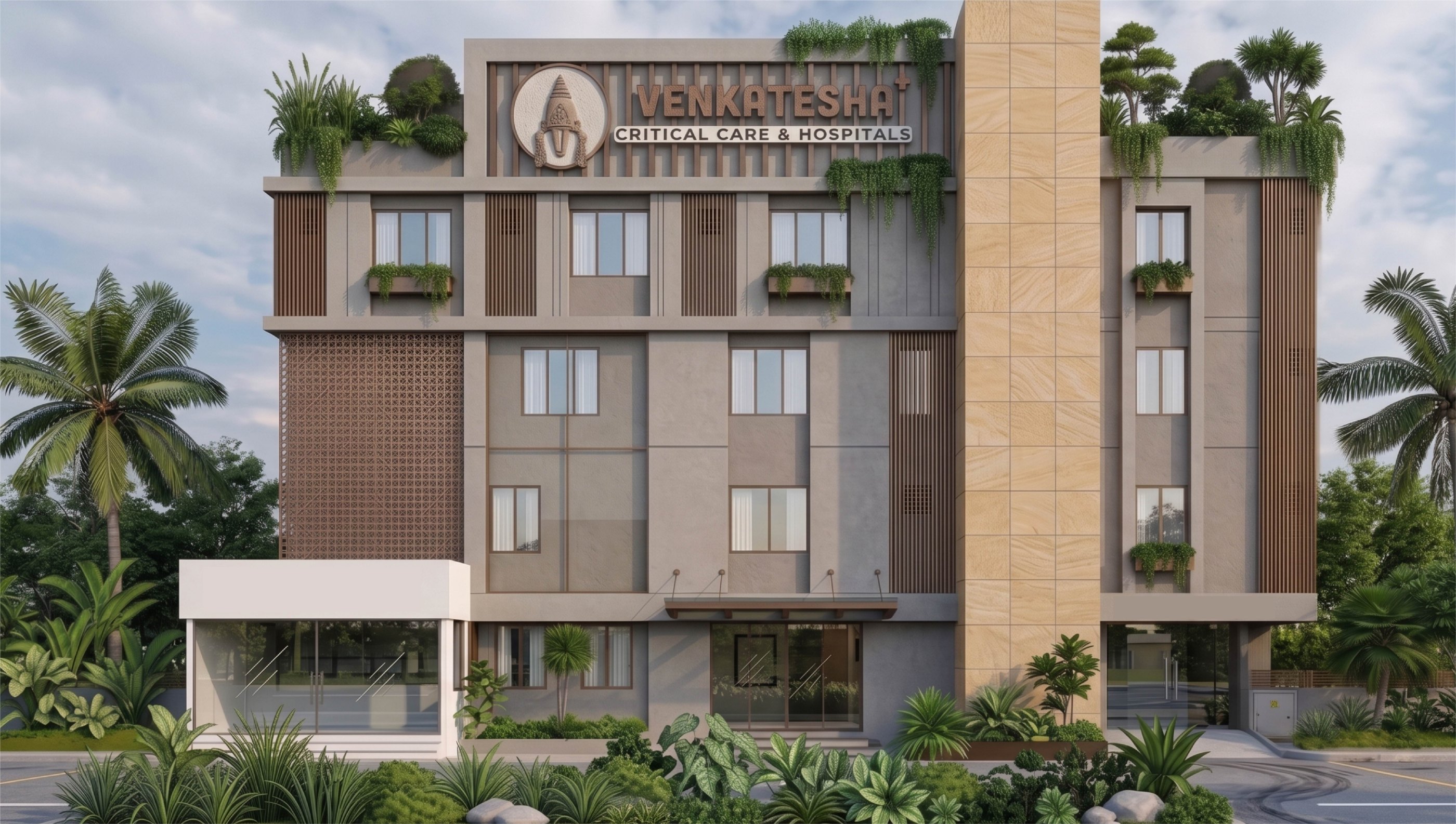 Completed render of Venkatesha Critical Care & Hospitals